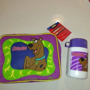 Rare 1995 Scooby Doo lunch box with thermos